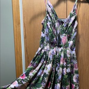 Floral Spaghetti strap dress. EUC